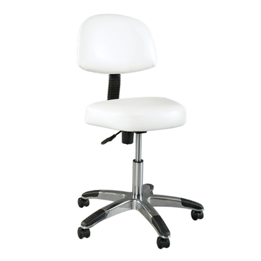Silhouet-Tone Luxury Comfort Stool With Backrest Full View