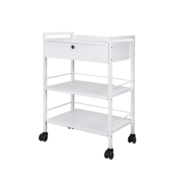 Silverfox 1019A 1 Drawer Beauty Trolley Full View