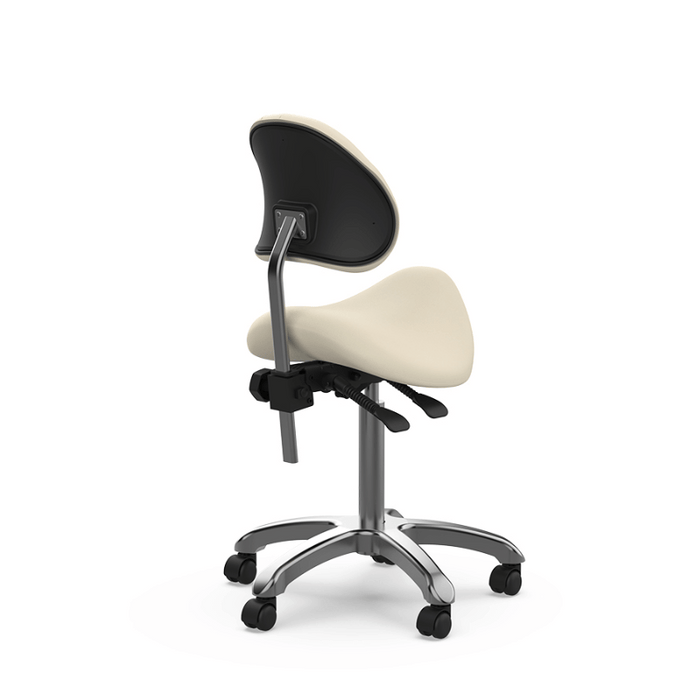 Silverfox 1025A Stool with Backrest Back View
