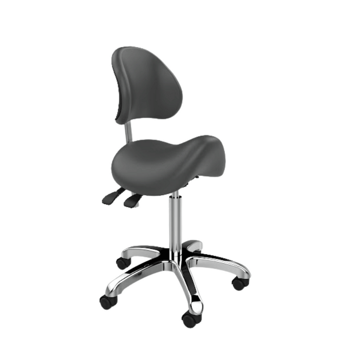 Silverfox 1025A Treatment Stool with Backrest