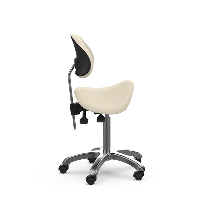 Silverfox 1025A Stool with Backrest Right View