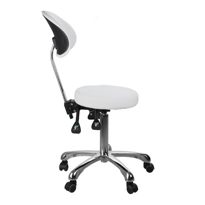 Silverfox 1025B Stool with Backrest Right