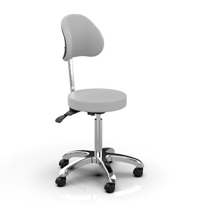 Silverfox 1025B Treatment Stool with Backrest