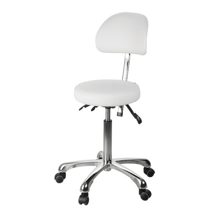 Silverfox 1025B Stool with Backrest Left