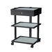 Silverfox 1040A 1 Drawer Beauty Trolley Black