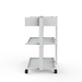 Silverfox 1040A 1 Drawer Beauty Trolley Left Side