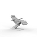 Silverfox 2246BN Electric Treatment Chair Light Gray
