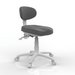 Silverfox 8C01 Stool with Backrest Dark Gray